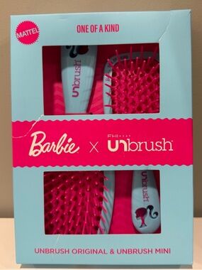 Barbie x Unbrush Hairbrush Duo Set, in One of a Kind, NIB